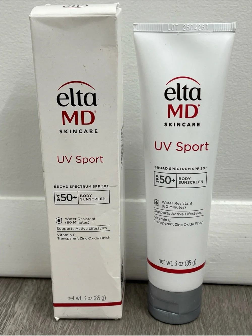 Elta MD skincare UV sport spf 50 body sunscreen